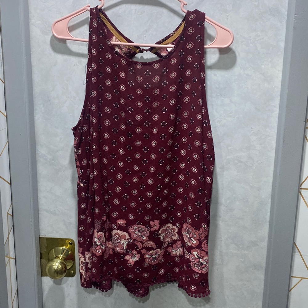 Beautiful Burgandy top